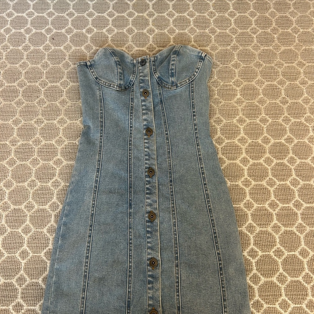 Misha Urban Denim Button-Down Dress